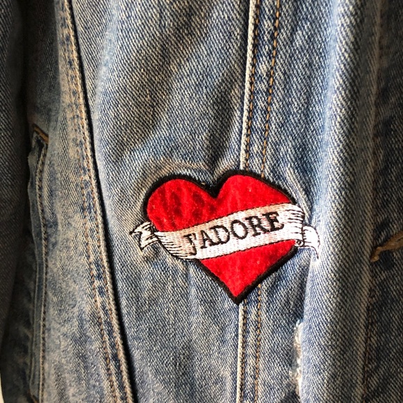 Hand Painted Japanese Tiger Jean Jacket - Picture 6 of 7